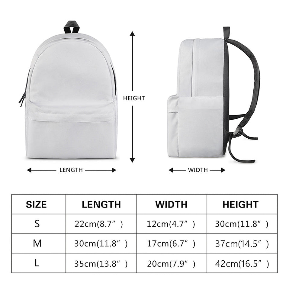 Beautiful Unicorn Alphabet - Personalized Kid Backpack & Pencil Case