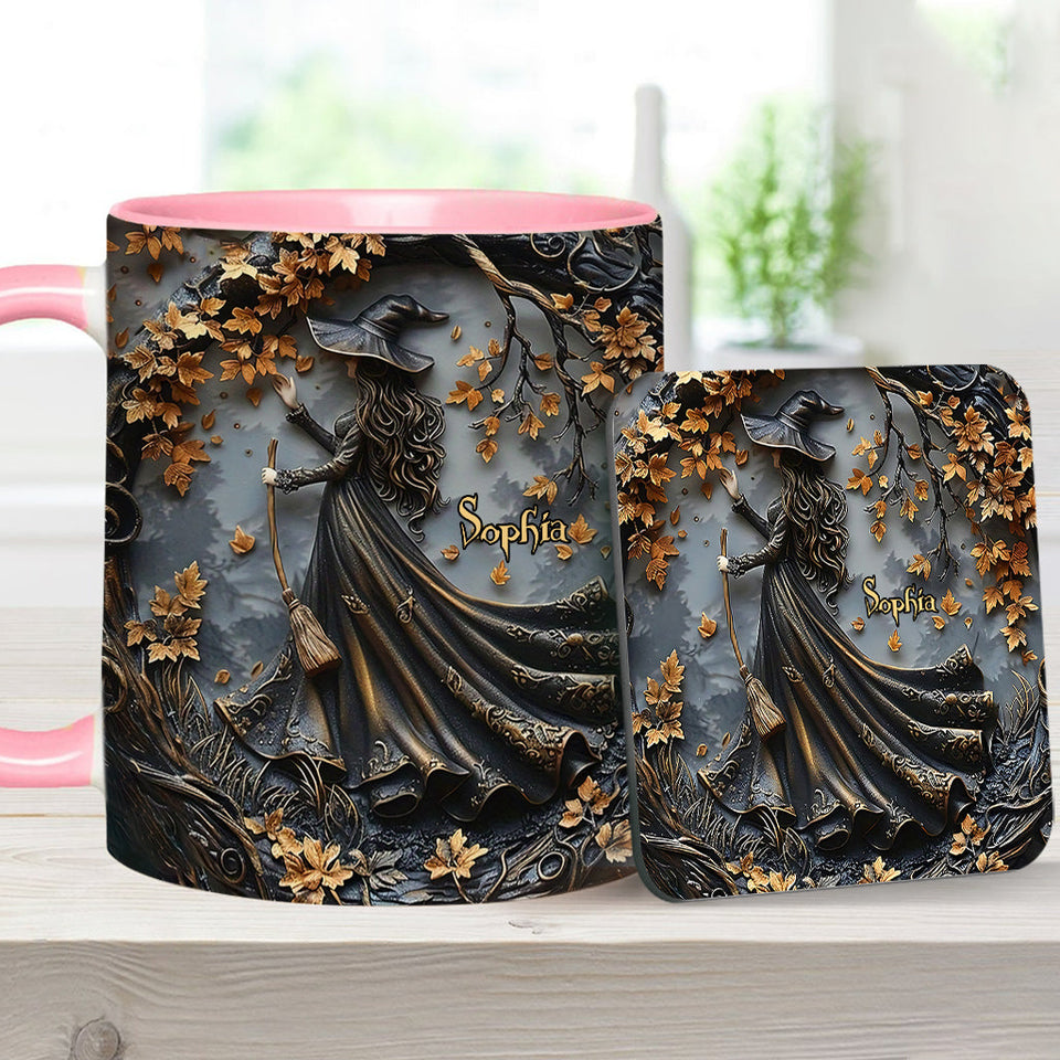 Beautiful Witch - Personalized Witch Accent Mug