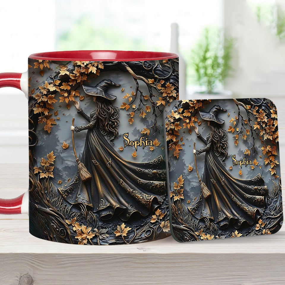 Beautiful Witch - Personalized Witch Accent Mug