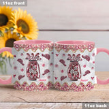 Just A Girl Who Loves Golf - Personalized Golf Accent Mug
