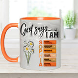 Dieu dit que je suis - Mug chrétien personnalisé