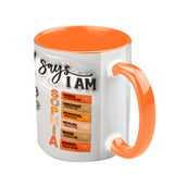 Dieu dit que je suis - Mug chrétien personnalisé