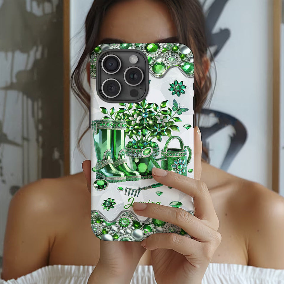 Just A Girl Who Loves Gardening - Personalized Gardening Full Print Phone Case