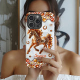 Just A Girl Who Loves Horses - Personalized Horse Full Print Phone Case