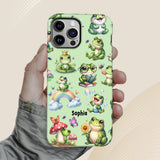 Just A Girl Who Loves Frogs - Personalized Frog Full Print Phone Case