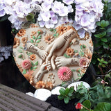 Hold Our Hands - Personalized Mother Heart Shaped Stone