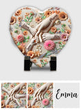 Hold Our Hands - Personalized Mother Heart Shaped Stone