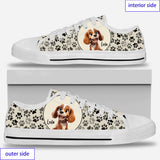 Just A Girl Who Loves Dogs - Personalized Dog Low Top Shoes
