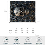 Awesome Skull - Personalized Skull Blanket