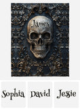 Awesome Skull - Personalized Skull Blanket