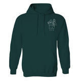 Custom Line Art - Personalized granddaughter Embroidered Hoodie