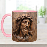 Begins With Christ - Personalized Christian Accent Mug