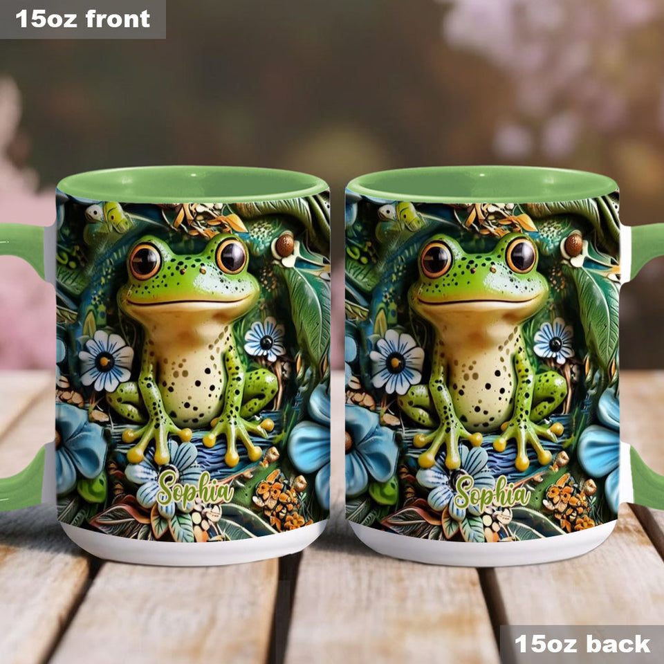 Love Frogs - Personalized Frog Accent Mug