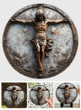 Begins With Christ - Christian Round Shaped Stone