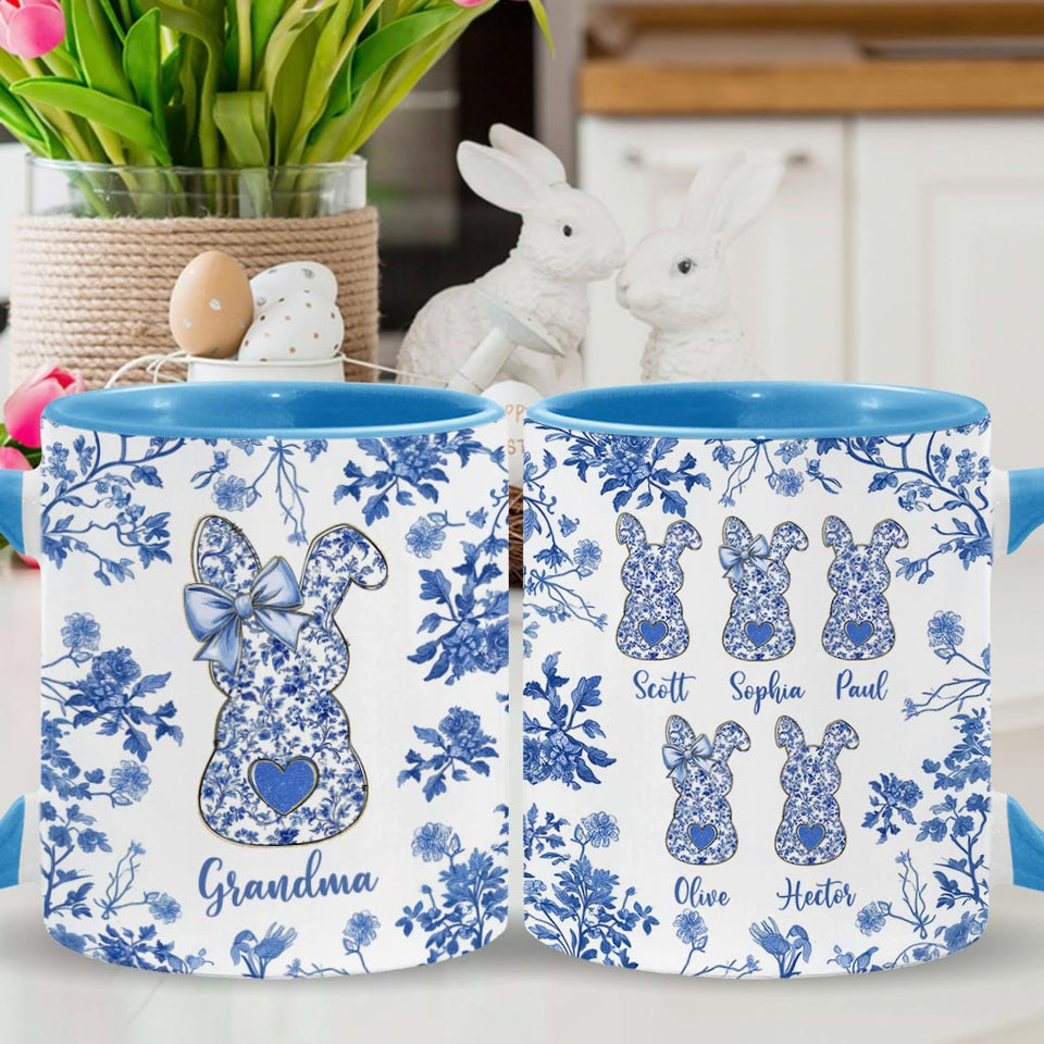 Grandma's Peeps - Personalized Grandma Accent Mug