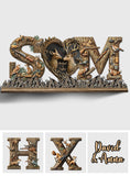 Her Buck His Doe - Personalized Hunting 1 Layered Big Freestanding