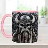 Vikings Skull - Personalized Viking Accent Mug