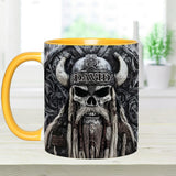 Vikings Skull - Personalized Viking Accent Mug