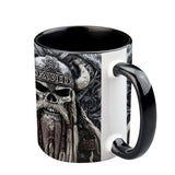 Vikings Skull - Personalized Viking Accent Mug