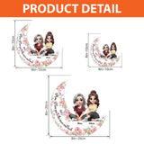I Love You To The Moon And Back - Personalized Mother Custom Shaped Acrylic Plaque