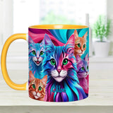 Crazy Cat Lady - Personalized Cat Accent Mug