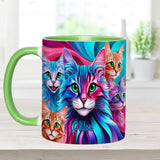 Crazy Cat Lady - Personalized Cat Accent Mug