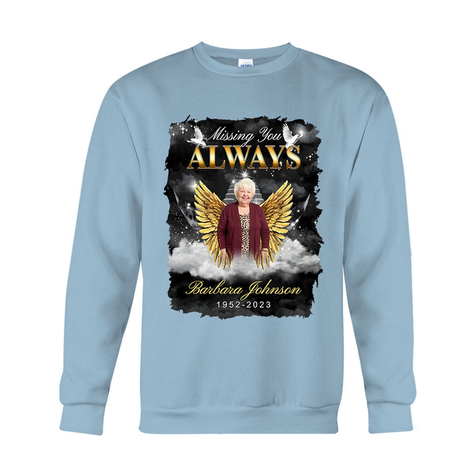 Toujours dans mon cœur - T-shirt et sweat à capuche commémoratifs personnalisés