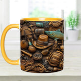 Fishing Life - Personalized Fishing Accent Mug
