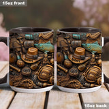 Fishing Life - Personalized Fishing Accent Mug