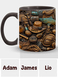 Fishing Life - Personalized Fishing Accent Mug