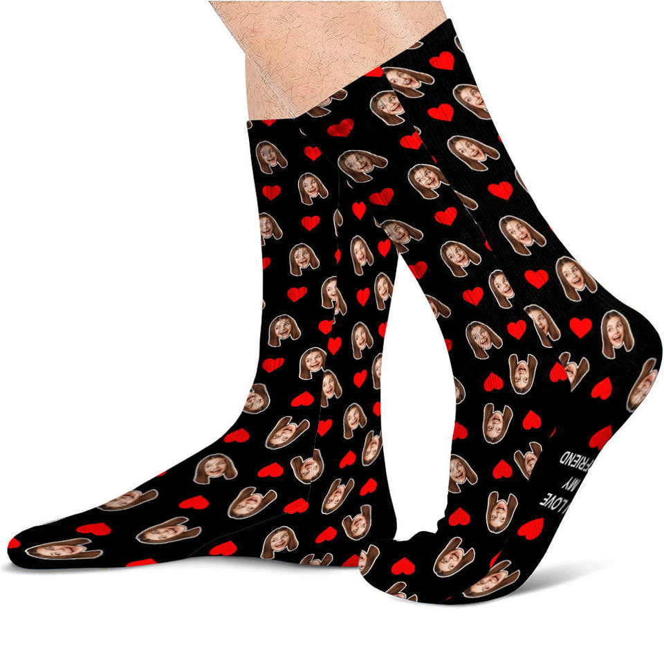 Awesome Couple - Personalized Couple Socks