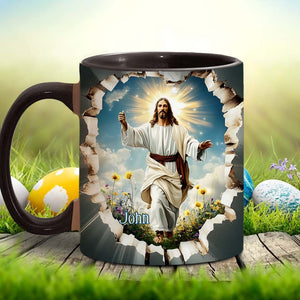Il est ressuscité - Mug chrétien personnalisé