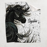 Love Horses - Personalized Horse Blanket