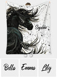 Love Horses - Personalized Horse Blanket