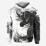 Love Horses - Personalized Horse Hoodie and Leggings