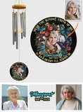 Hear The Wind And Think Of Me - Personalized Memorial Wind Chime Suncatcher