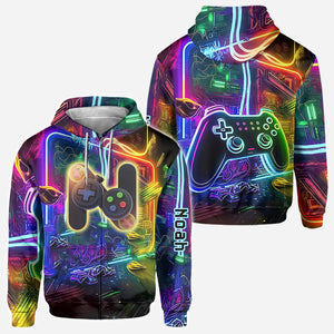 Gaming Alphabet - Personalized Kid All Over Shirt
