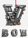 Awesome Train - Personalized Kid Ornament