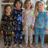 Beautiful Letter Gift For Grandkid - Personalized Kid Pajamas Set