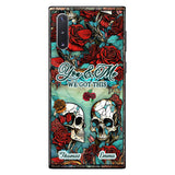 Skull Couple - Skull gift for husband, wife, boyfriend, girlfriend - Personalized Phone Case
