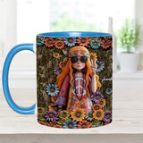Assuming I'm Just an Old Lady Was Your First Mistake - Personalized Hippie Accent Mug