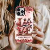 I Love You Forever - Personalized Couple Full Print Phone Case