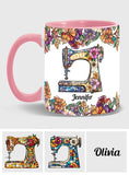 Stunning Sewing Machine - Personalized Sewing Accent Mug