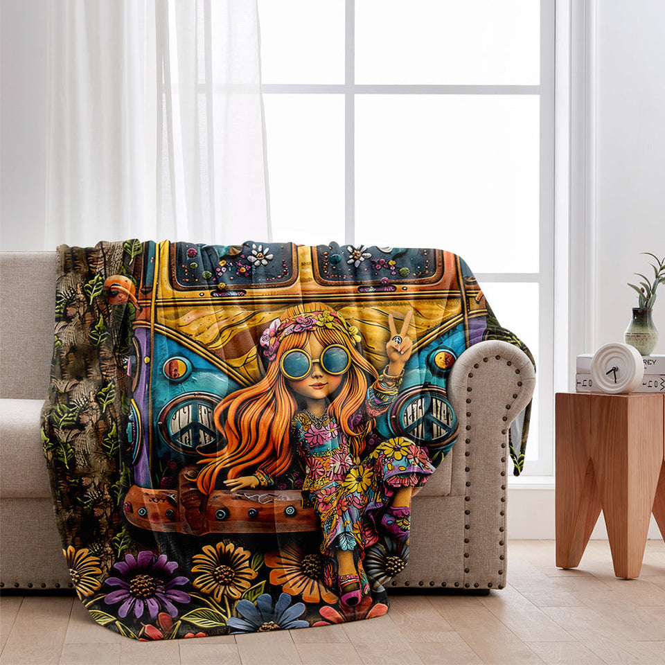 Hippie Soul - Personalized Hippie Blanket