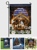 The Greatest Gift - Personalized Christian Garden Flag