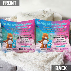 To My Granddaughter - Personalized granddaughter Throw Pillow