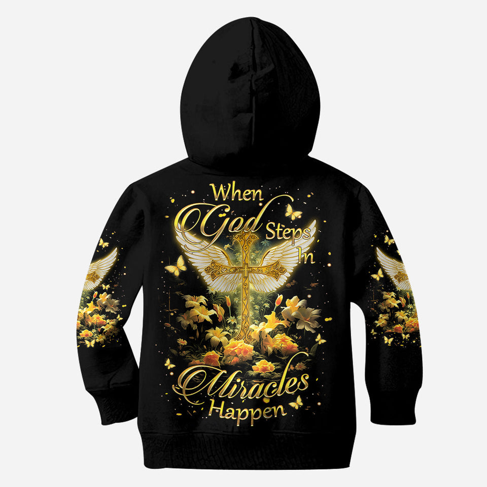 Miracles Happen Personalized Christian Hoodie and Leggings