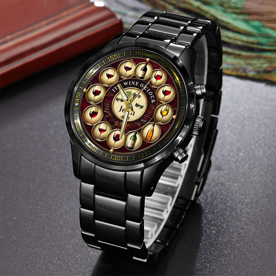 It's Wine O'clock - Personalized Wine Hand Watch