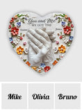 I Met You I Liked You - Personalized Couple Heart Shaped Stone