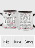I Love You Every Day - Personalized Couple Accent Mug